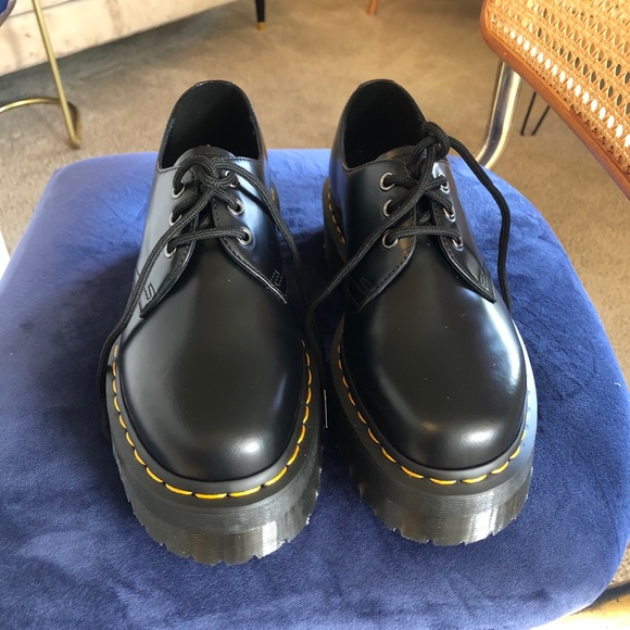 ✨SOLD✨ DR. MARTENS 1461 SMOOTH LEATHER PLATFORM - Picture 3 of 8